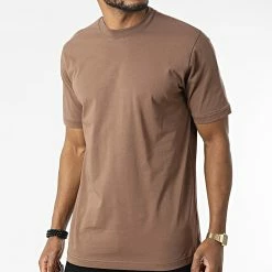 De gros 😍 Tee 👚 Shirt LL646 Marron de Ikao ❤️