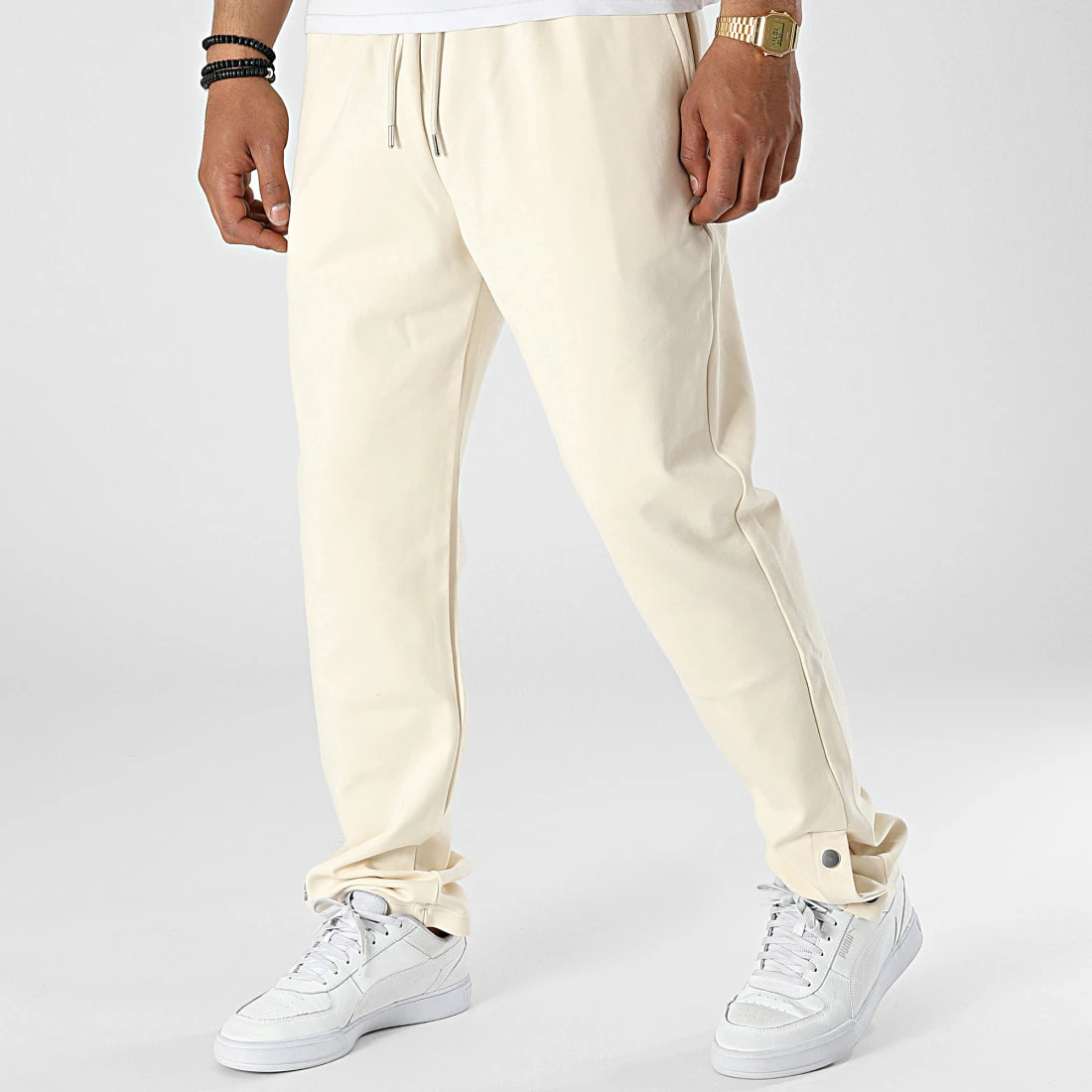 Le moins cher 🌟 Pantalon Jogging LL651 Beige de Ikao ✔️ 3 Le moins cher 🌟 Pantalon Jogging LL651 Beige de Ikao ✔️