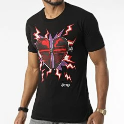 Remise 🔥 Tee 👕 Shirt F823 Noir de Ikao ✨