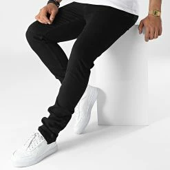 Coupon ✨ Jean Slim DH-3837 Noir de Ikao ⌛ -Ikao Soldes Boutique ikao 317343 DH 3837 1 LL2000032 BLACK 20220506T160525 03