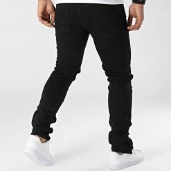 Coupon ✨ Jean Slim DH-3837 Noir de Ikao ⌛ -Ikao Soldes Boutique ikao 317343 DH 3837 1 LL2000032 BLACK 20220506T160526 04