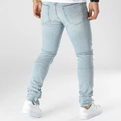 De gros 🎉 Jean Slim DH-3832 Bleu Wash de Ikao 🥰 -Ikao Soldes Boutique ikao 318043 DH 3832 LIGHT BLUE 20220509T155627 04
