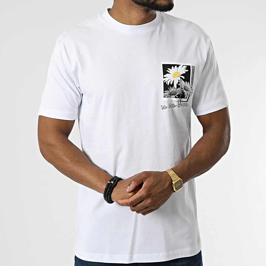 Grosses soldes 🛒 Tee 👚 Shirt LL672 Blanc de Ikao 🔔 5 Grosses soldes 🛒 Tee 👚 Shirt LL672 Blanc de Ikao 🔔 – Image 3