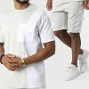 Budget 🤩 Ensemble Tee 👚 Shirt Oversize Large Et Short Jogging LL641 Blanc Gris de Ikao 🧨 -Ikao Soldes Boutique ikao 319542 LL641 GREY 20220517T161607 01