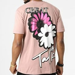 Meilleure vente ⭐ Tee 👕 Shirt LL666 Rose de Ikao 🧨 -Ikao Soldes Boutique ikao 319544 LL666 SALMON 20220517T161701 04