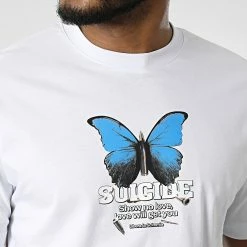 Meilleur prix 🎉 Tee 👚 Shirt LL667 Blanc de Ikao ❤️ -Ikao Soldes Boutique ikao 319567 LL667 WHITE 20220518T141138 02