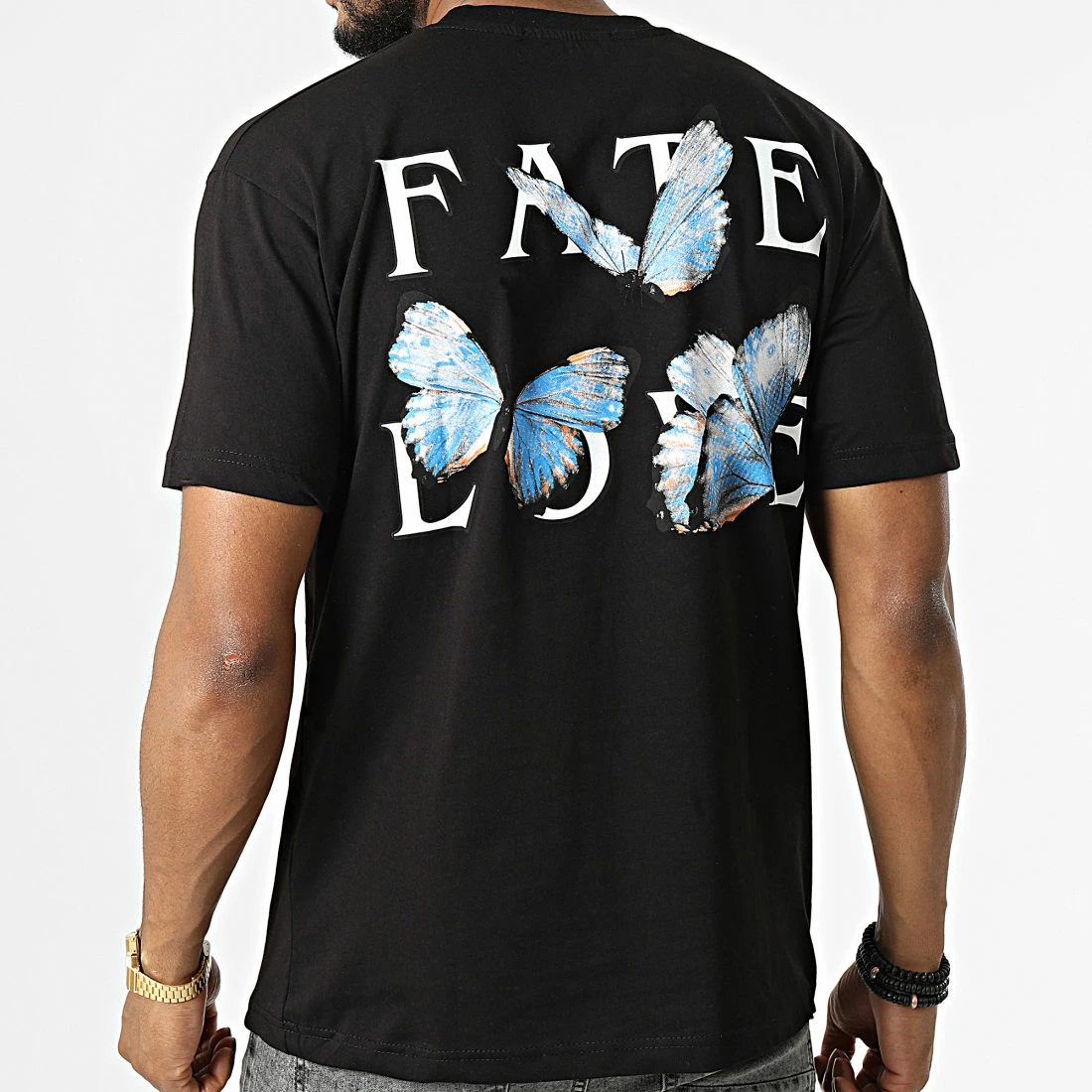 Nouveau 🔥 Tee 👕 Shirt LL670 Noir de Ikao ✨ 3 Nouveau 🔥 Tee 👕 Shirt LL670 Noir de Ikao ✨