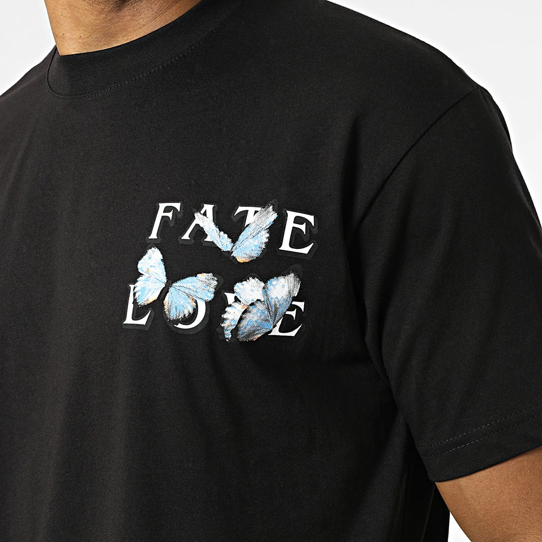 Nouveau 🔥 Tee 👕 Shirt LL670 Noir de Ikao ✨ 4 Nouveau 🔥 Tee 👕 Shirt LL670 Noir de Ikao ✨ – Image 2