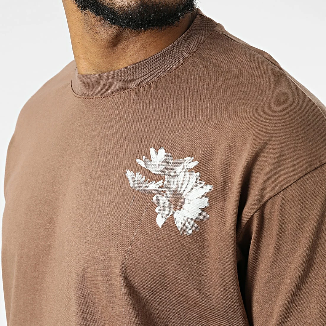 Meilleur prix ❤️ Tee 👕 Shirt LL668 Marron de Ikao 🧨 4 Meilleur prix ❤️ Tee 👕 Shirt LL668 Marron de Ikao 🧨 – Image 2