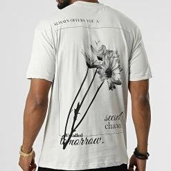 Sortie 🧨 Tee 👚 Shirt LL668 Gris de Ikao 🧨 -Ikao Soldes Boutique ikao 319576 LL668 GREY 20220517T161808 04