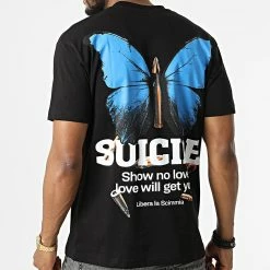 Budget 🎁 Tee 👕 Shirt LL667 Noir de Ikao 💯