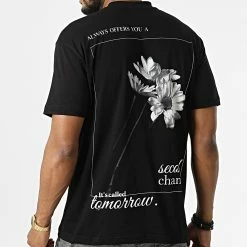 Offres ⌛ Tee 👚 Shirt LL668 Noir de Ikao 🔥