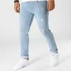 Nouveau ❤️ Jean Slim LL46 Bleu Wash de Ikao 🧨