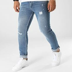Sortie ⭐ Jean Slim LL46 Bleu Denim de Ikao 👍