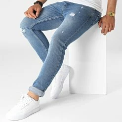 Sortie ⭐ Jean Slim LL46 Bleu Denim de Ikao 👍 -Ikao Soldes Boutique ikao 320794 LL46 MOD 2 20220531T162018 03