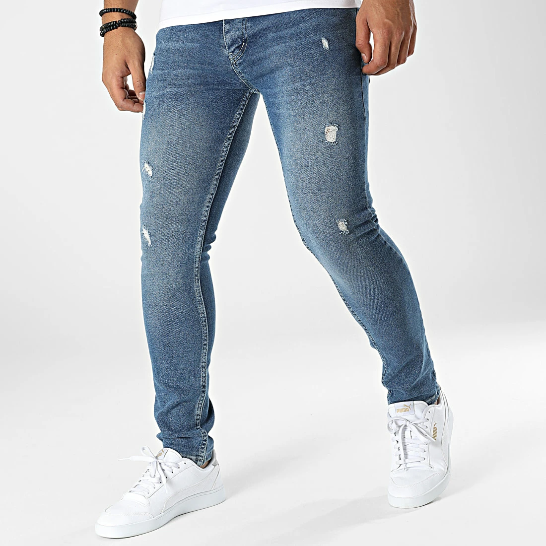 Offres 🤩 Jean Slim LL46 Bleu Denim de Ikao 👏 3 Offres 🤩 Jean Slim LL46 Bleu Denim de Ikao 👏