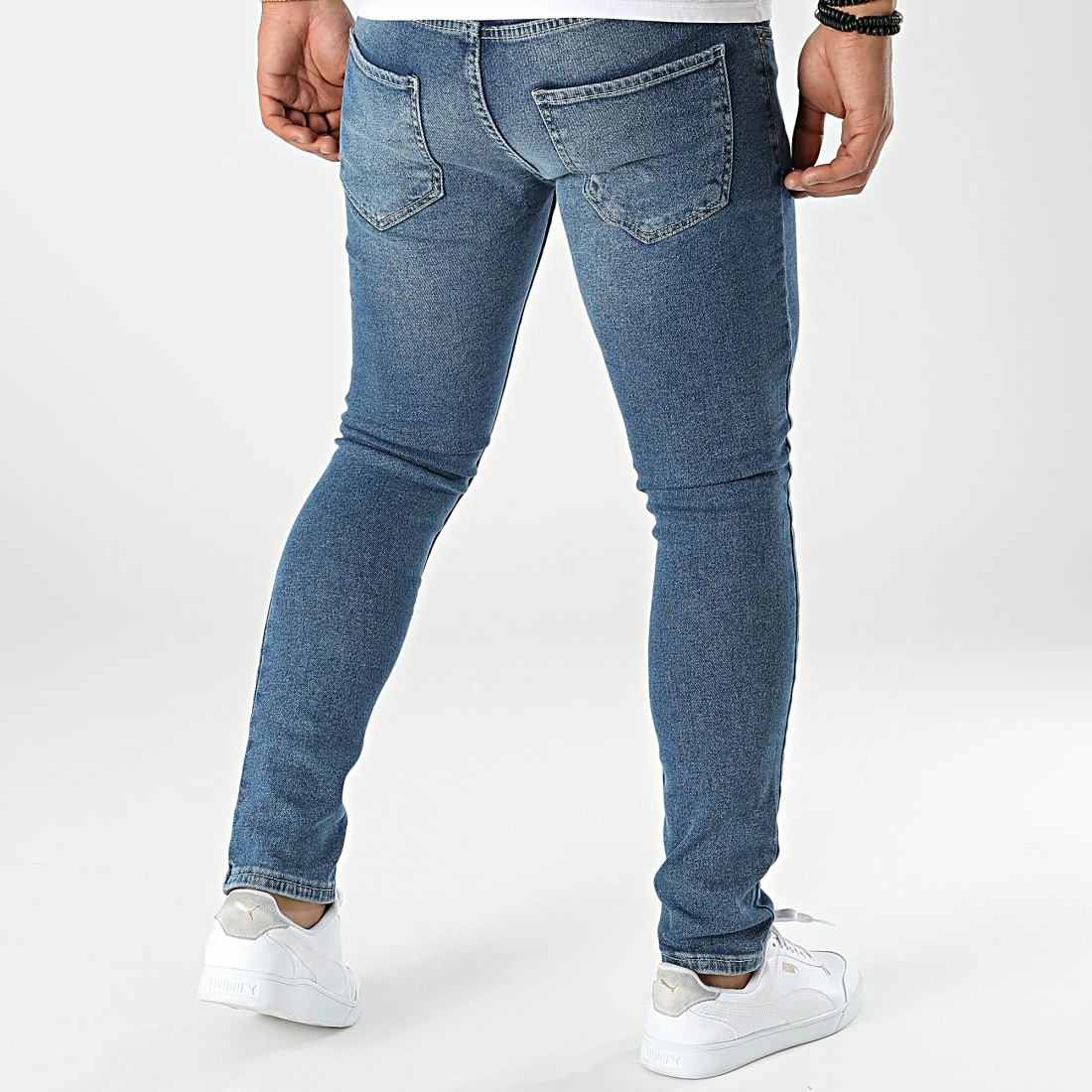 Offres 🤩 Jean Slim LL46 Bleu Denim de Ikao 👏 6 Offres 🤩 Jean Slim LL46 Bleu Denim de Ikao 👏 – Image 4