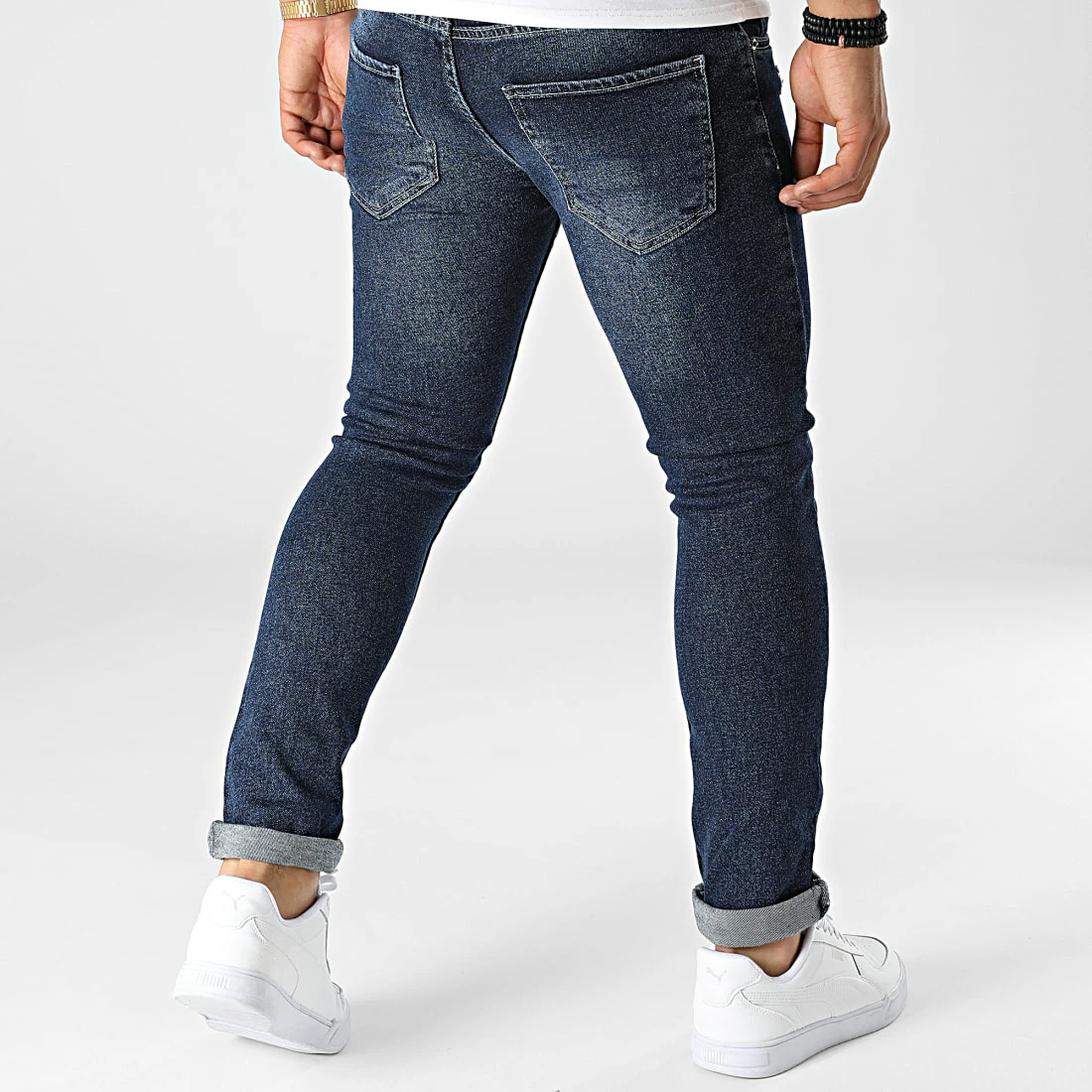 Grosses soldes 🌟 Jean Slim LL46 Bleu Brut de Ikao 🌟 6 Grosses soldes 🌟 Jean Slim LL46 Bleu Brut de Ikao 🌟 – Image 4