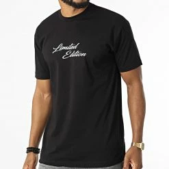 Offres 🥰 Tee 👚 Shirt LL665 Noir de Ikao 😉