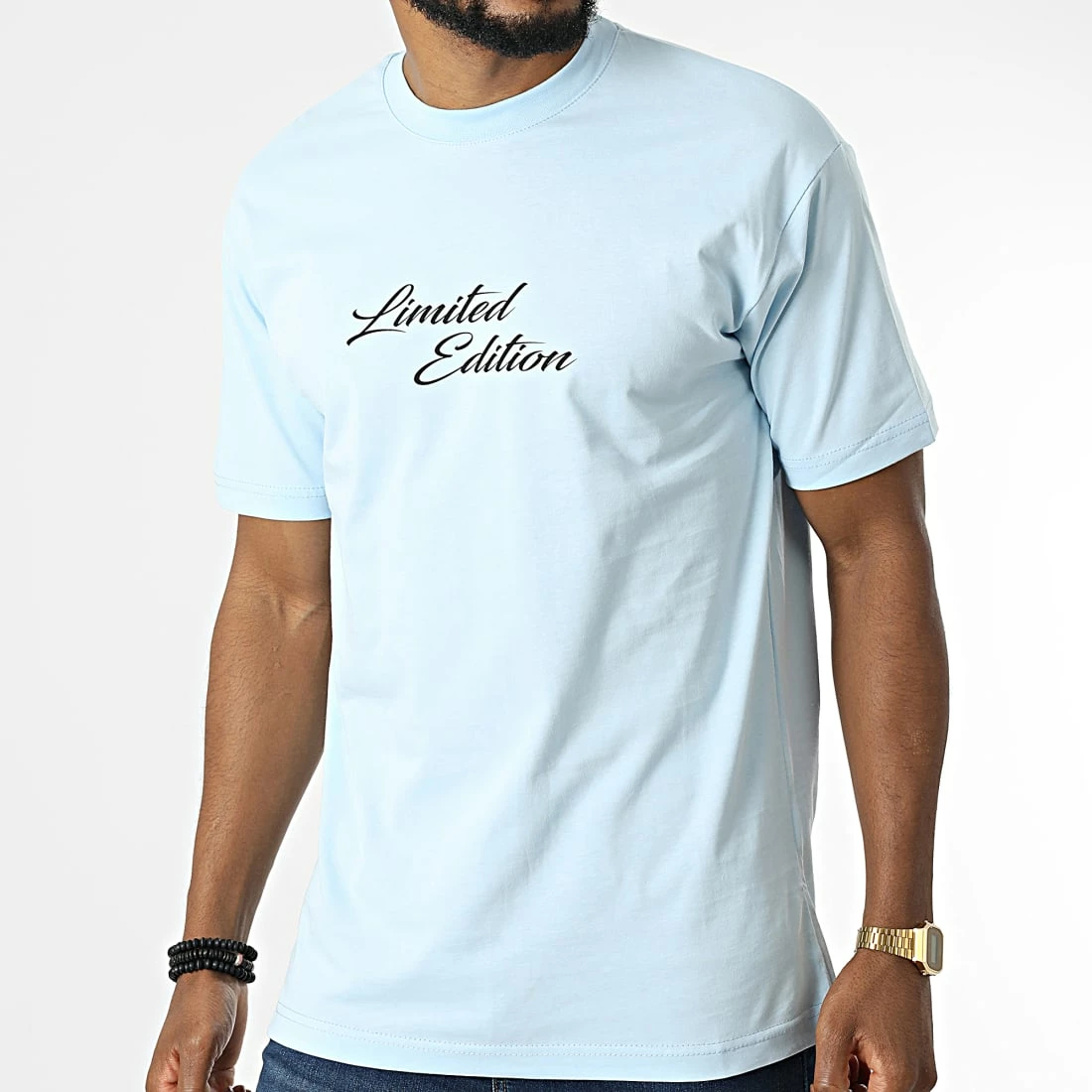 Remise 😀 Tee 👚 Shirt LL665 Bleu Ciel de Ikao 😀 3 Remise 😀 Tee 👚 Shirt LL665 Bleu Ciel de Ikao 😀