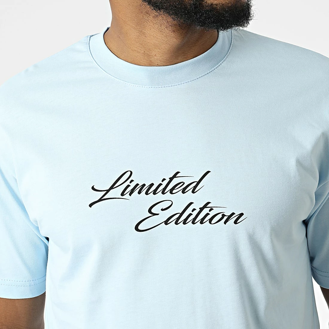 Remise 😀 Tee 👚 Shirt LL665 Bleu Ciel de Ikao 😀 4 Remise 😀 Tee 👚 Shirt LL665 Bleu Ciel de Ikao 😀 – Image 2