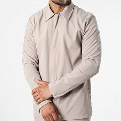 Grosses soldes 🎁 Ensemble Veste Zippée Et Pantalon LL654 Beige de Ikao ⭐ 8 Grosses soldes 🎁 Ensemble Veste Zippée Et Pantalon LL654 Beige de Ikao ⭐ -Ikao Soldes Boutique ikao 324439 LL654 BEIGE 20220630T151924 03