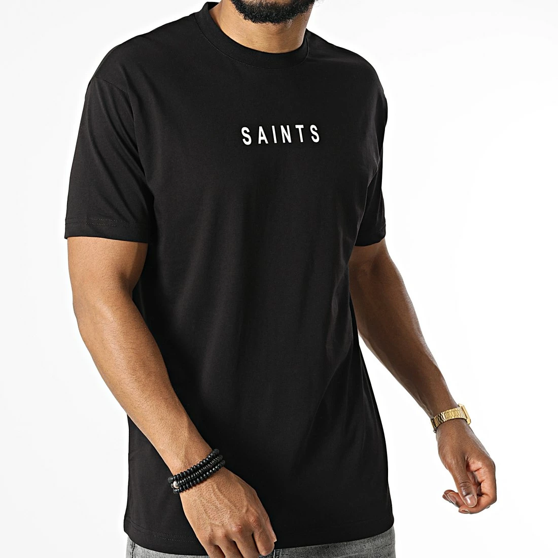 De gros 👍 Tee 👚 Shirt LL676 Noir de Ikao 🔥 5 De gros 👍 Tee 👚 Shirt LL676 Noir de Ikao 🔥 – Image 3