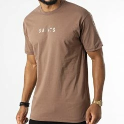 De gros 🤩 Tee 👚 Shirt LL676 Marron de Ikao 🛒