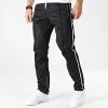 Offres ✨ Pantalon Jogging A Bandes LL677 Noir de Ikao 👍 -Ikao Soldes Boutique ikao 324498 LL677 BLACK 20220621T141325 01
