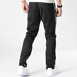 Offres ✨ Pantalon Jogging A Bandes LL677 Noir de Ikao 👍 -Ikao Soldes Boutique ikao 324498 LL677 BLACK 20220621T141328 04