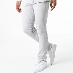 Nouveau 👍 Ensemble Veste Zippée Et Pantalon LL654 Gris de Ikao 💯 -Ikao Soldes Boutique ikao 324507 LL654 GREY 20220630T151908 04