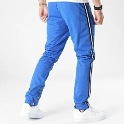 Meilleur prix 🤩 Pantalon Jogging A Bandes LL677 Bleu Roi de Ikao ⭐ -Ikao Soldes Boutique ikao 324510 LL677 SAKS 20220621T140156 04