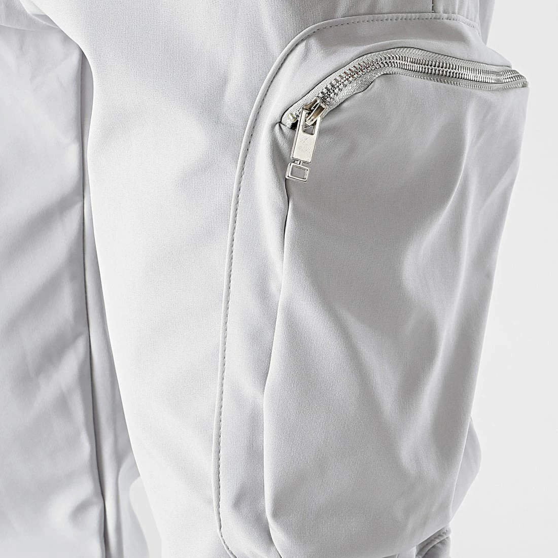 Meilleure vente 😉 Pantalon Cargo LL612 Gris de Ikao 😍 4 Meilleure vente 😉 Pantalon Cargo LL612 Gris de Ikao 😍 – Image 2