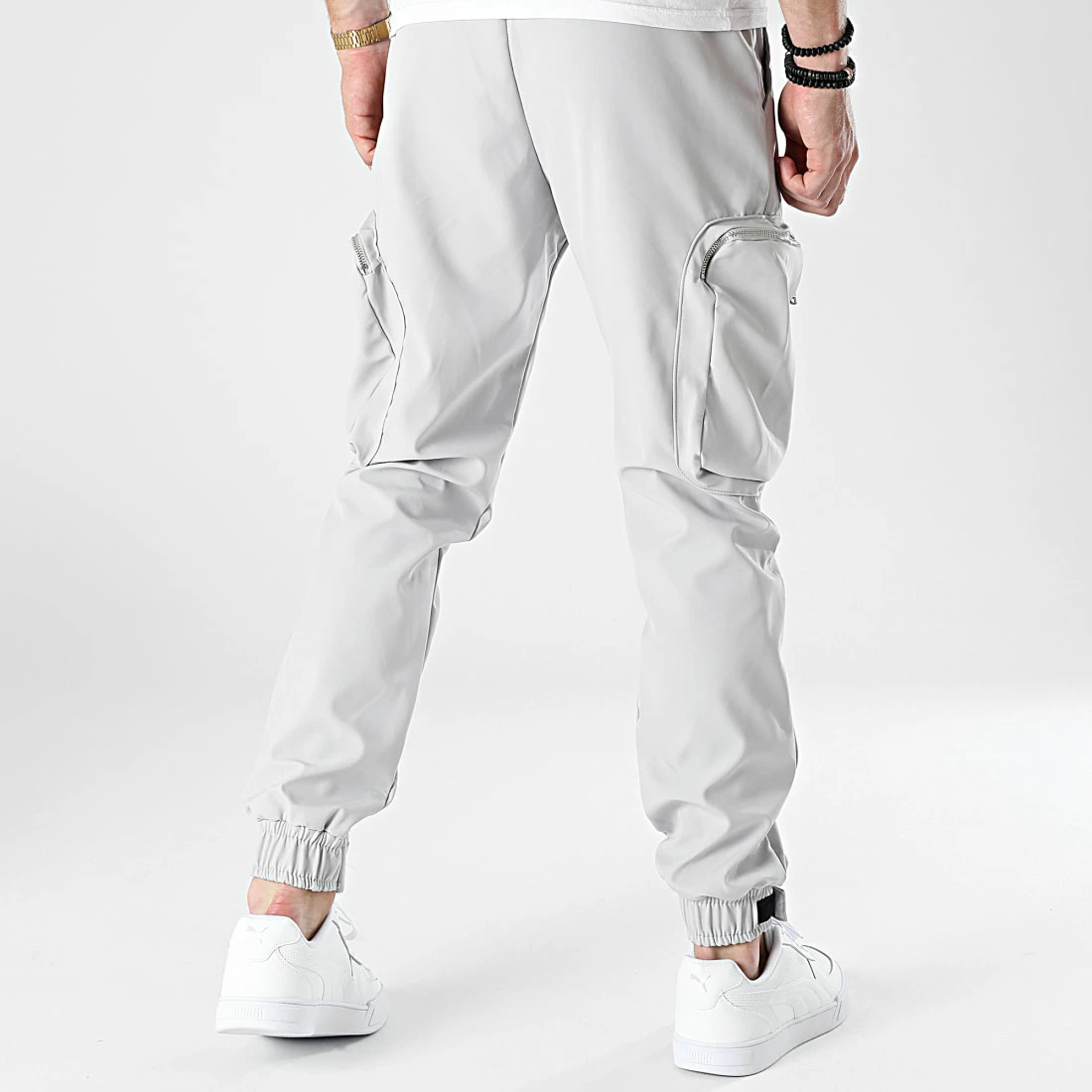 Meilleure vente 😉 Pantalon Cargo LL612 Gris de Ikao 😍 6 Meilleure vente 😉 Pantalon Cargo LL612 Gris de Ikao 😍 – Image 4