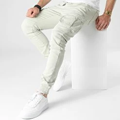 Acheter 🎁 Pantalon Cargo 2027 Beige de Ikao 🥰 -Ikao Soldes Boutique ikao 324538 2027 OIL 20220621T140120 03