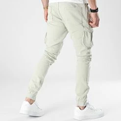 Acheter 🎁 Pantalon Cargo 2027 Beige de Ikao 🥰 -Ikao Soldes Boutique ikao 324538 2027 OIL 20220621T140121 04