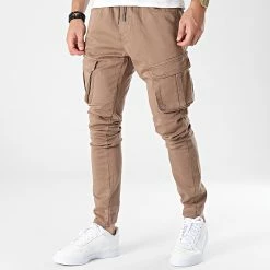 Budget ✨ Pantalon Cargo 2027 Marron de Ikao ✨