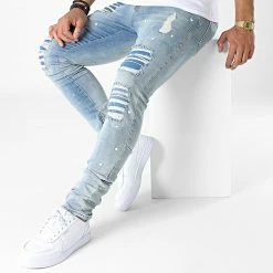 Offres 🎁 Jean Skinny DH-3911 Bleu Denim de Ikao 🎉 -Ikao Soldes Boutique ikao 325725 DH 3911 LL2000039 TINT BLUE 20220627T160148 03