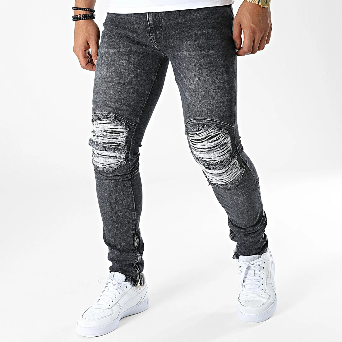 Tout neuf 🛒 Jean Slim DH-3913 Noir de Ikao 🎉 3 Tout neuf 🛒 Jean Slim DH-3913 Noir de Ikao 🎉