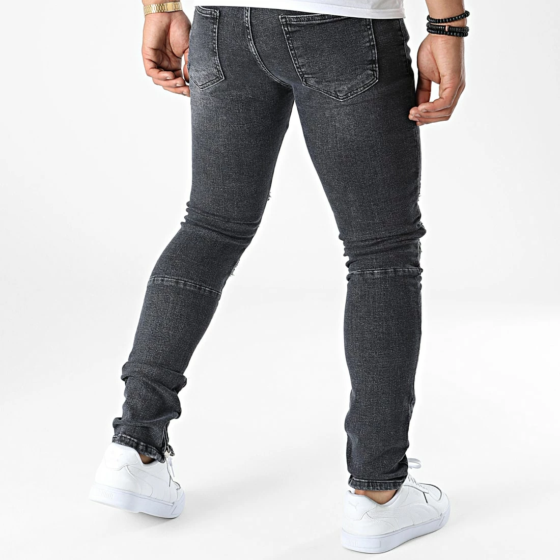 Tout neuf 🛒 Jean Slim DH-3913 Noir de Ikao 🎉 6 Tout neuf 🛒 Jean Slim DH-3913 Noir de Ikao 🎉 – Image 4