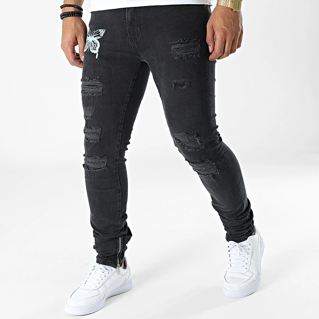 Meilleur prix ✨ Jean Slim DH-3942 Noir de Ikao 🛒 3 Meilleur prix ✨ Jean Slim DH-3942 Noir de Ikao 🛒