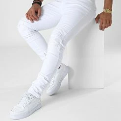 Grosses soldes 👏 Jean Slim DH-3903 Blanc de Ikao 👍 8 Grosses soldes 👏 Jean Slim DH-3903 Blanc de Ikao 👍 -Ikao Soldes Boutique ikao 325752 DH 3903 LL2000036 WHITE 20220627T160016 03