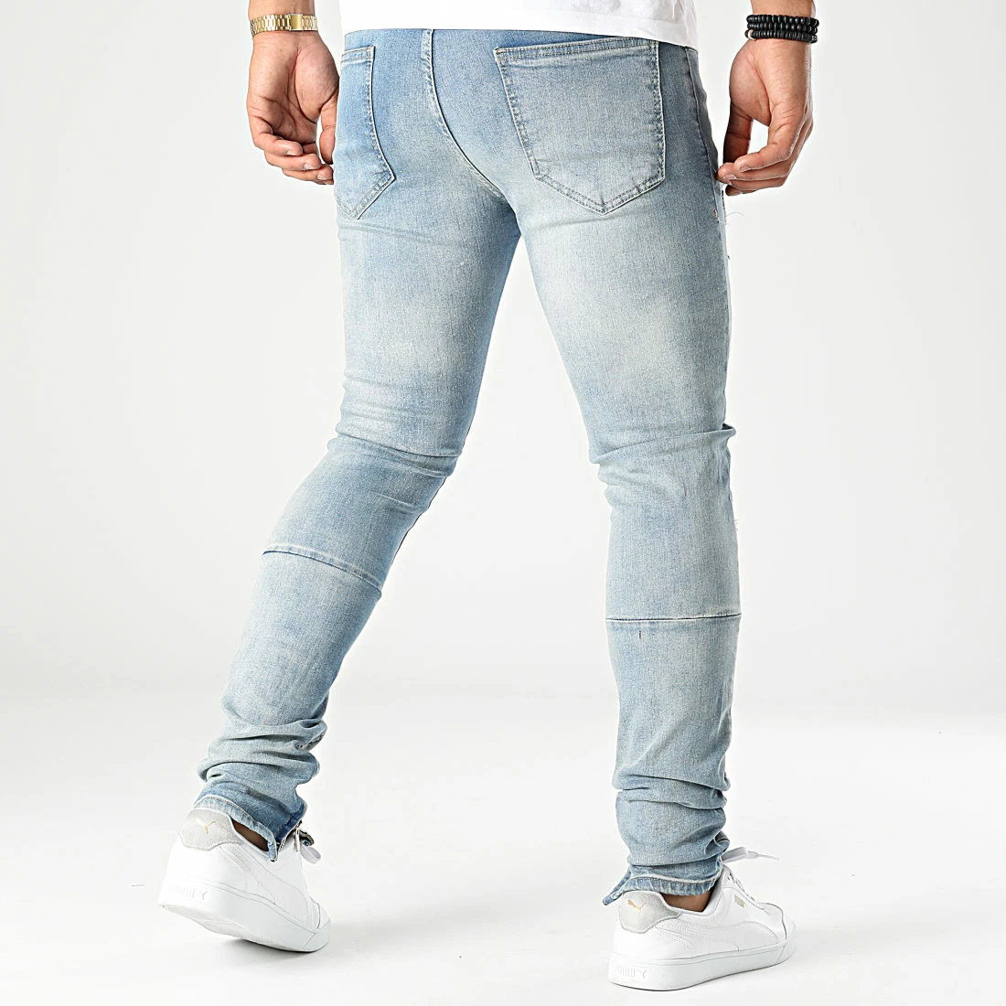 Promo 🛒 Jean Slim LL200040 Bleu Wash de Ikao 💯 6 Promo 🛒 Jean Slim LL200040 Bleu Wash de Ikao 💯 – Image 4