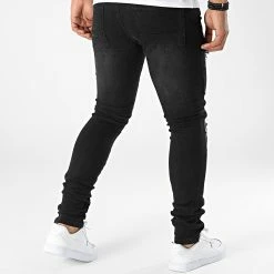 Offres 🛒 Jean Slim LL200040 Noir de Ikao 🧨 -Ikao Soldes Boutique ikao 329050 LL200040 BLACK 20220726T152602 04
