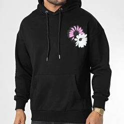 Coupon 😀 Sweat Capuche LL691 Noir de Ikao 🤩 -Ikao Soldes Boutique ikao 333216 LL691 BLACK 20220819T142557 04