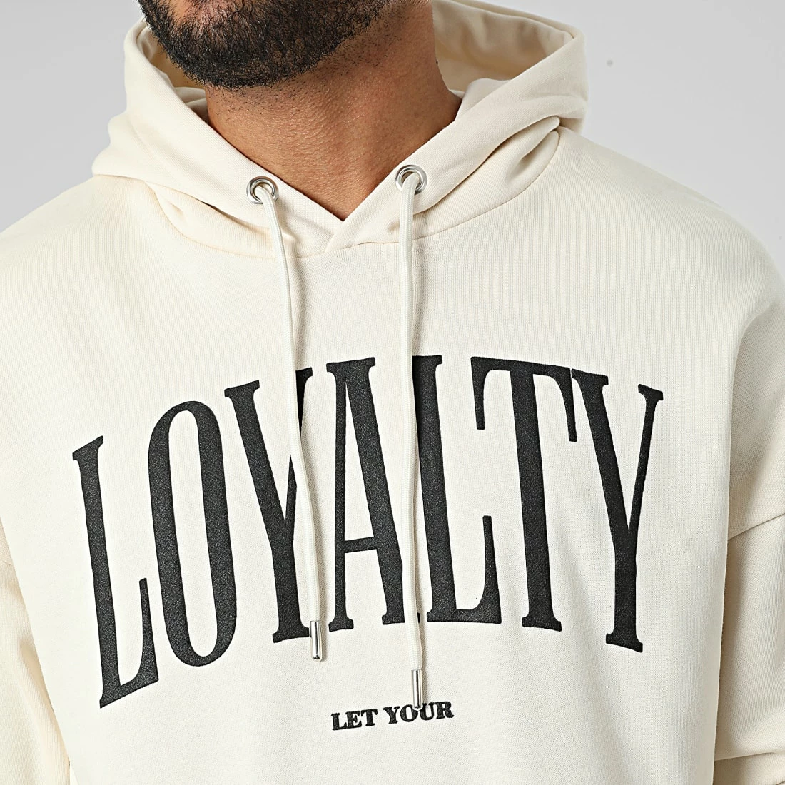 Grosses soldes 🔔 Sweat Capuche LL689 Beige de Ikao 😍 4 Grosses soldes 🔔 Sweat Capuche LL689 Beige de Ikao 😍 – Image 2