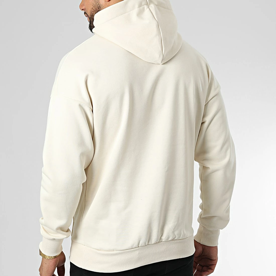 Grosses soldes 🔔 Sweat Capuche LL689 Beige de Ikao 😍 6 Grosses soldes 🔔 Sweat Capuche LL689 Beige de Ikao 😍 – Image 4