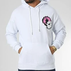Remise 🔔 Sweat Capuche LL691 Blanc de Ikao 🧨 8 Remise 🔔 Sweat Capuche LL691 Blanc de Ikao 🧨 -Ikao Soldes Boutique ikao 333230 LL691 WHITE 20220818T151529 03