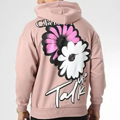 Top 10 🛒 Sweat Capuche LL691 Rose de Ikao 🔥