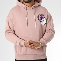Top 10 🛒 Sweat Capuche LL691 Rose de Ikao 🔥 -Ikao Soldes Boutique ikao 333231 LL691 SALMON 20220818T150700 03